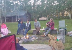 Sitting around the campfire