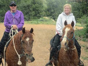 Riding in the rain