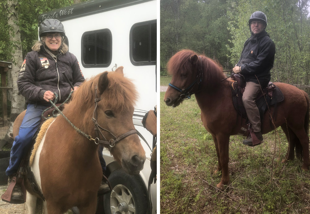 Alys and Pete on their new Synergists!